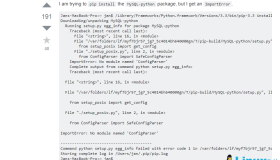 Django 错误之 No module named ‘MySQLdb’