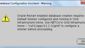 default listener is not configured in grid infrastructure home