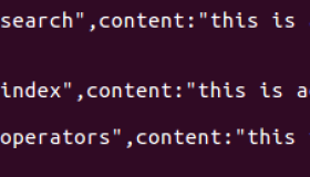 MongoDB之TextSearch简介