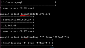 MySQL的运算符与常用函数