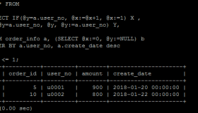 MySQL 8.0 新增SQL语法对窗口函数和CTE的支持