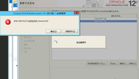 Oracle 12c RAC搭建时主机名无效问题解决