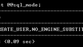 MySQL学习笔记—SQL服务器模式汇总