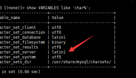解决MariaDB中文乱码