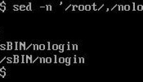 Linux系统中关于流编辑器sed的介绍