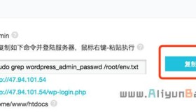 阿里云轻量服务器WordPress默认登录密码获取