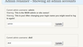 修改 WordPress 管理账号名称插件：Admin renamer extended