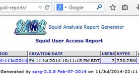 如何用CentOS上的SARG日志分析器来分析Squid日志