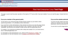 RedHat Linux下Web服务器的搭建
