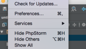 Mac下PhpStorm的安装、设置和使用