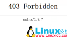 Nginx服务器中403 forbidden 错误解决