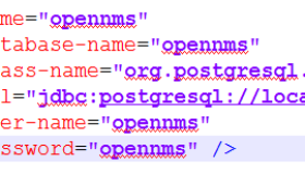 OpenNMS分离数据库