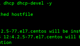 DHCP服务器搭建
