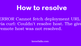 如何解决 check_mk 出现 “Cannot fetch deployment URL via curl” 的错误