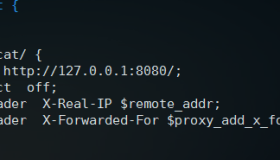 Nginx反向代理到Tomcat服务器