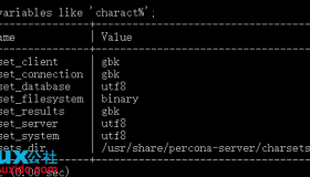 MySQL的几个character_set变量的说明