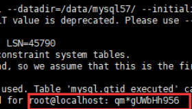 CentOS 6.9上安装MySQL 5.7.18 详解