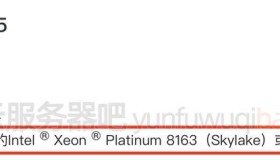 阿里云Intel Xeon Platinum 8269和8163处理器CPU区别